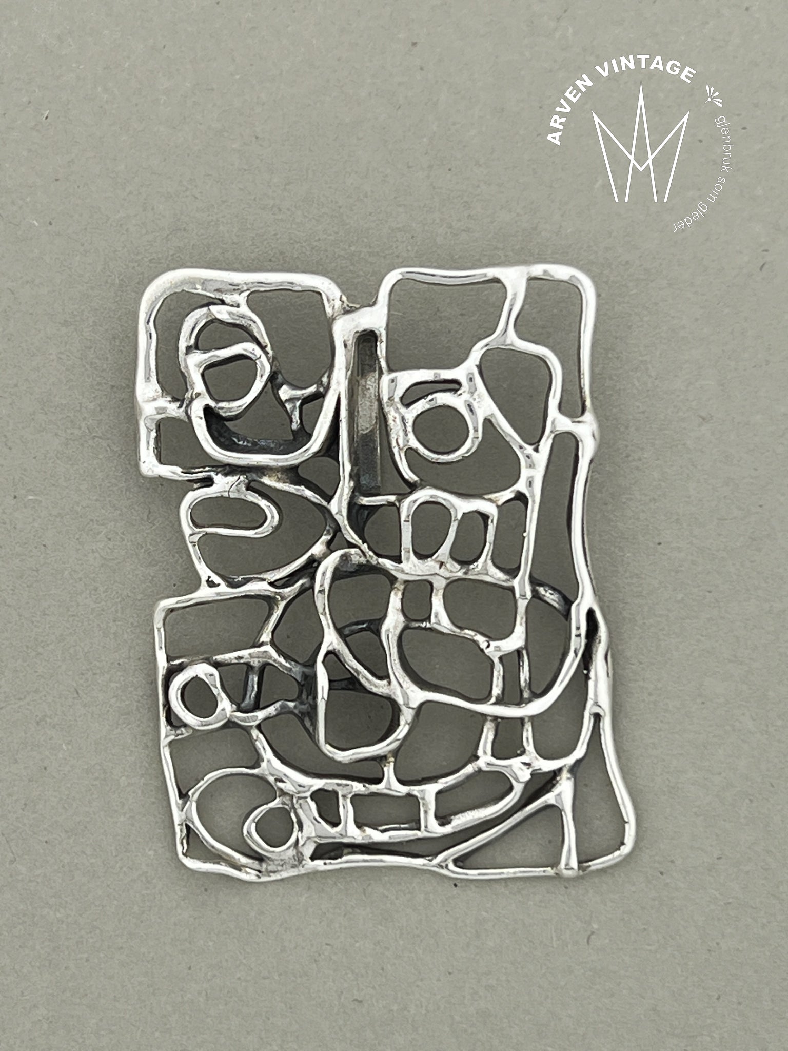 Vintage sølv anheng Uni David-Andersen