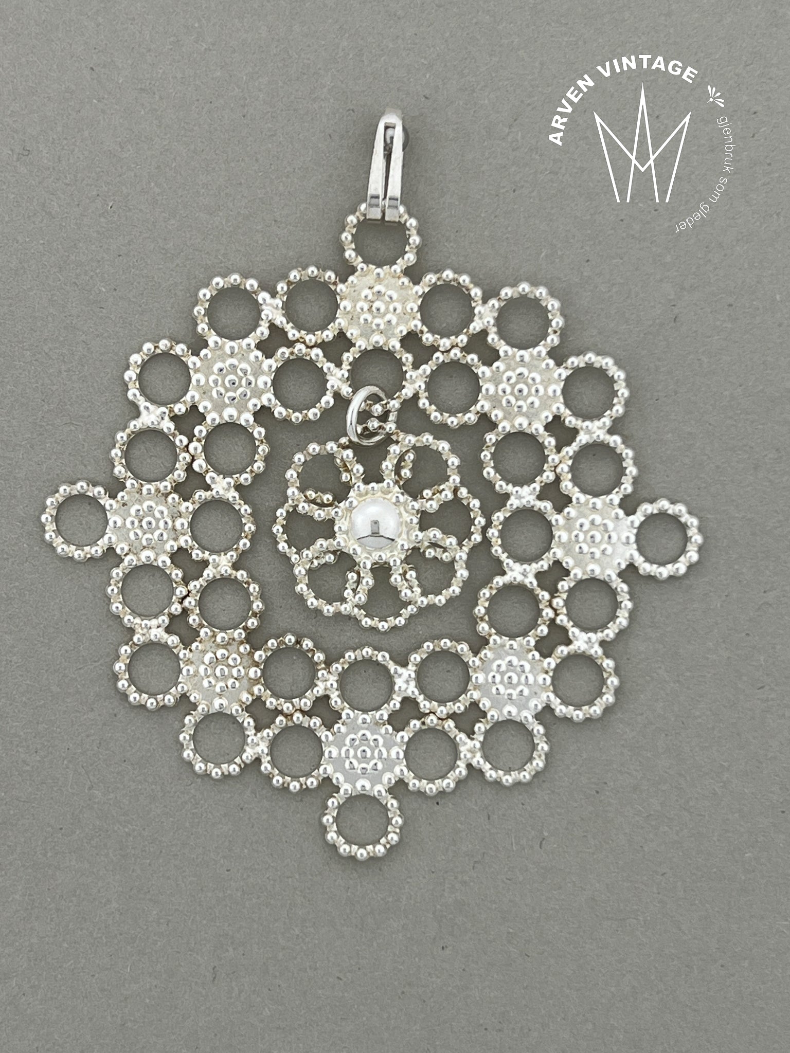 Vintage sølv anheng