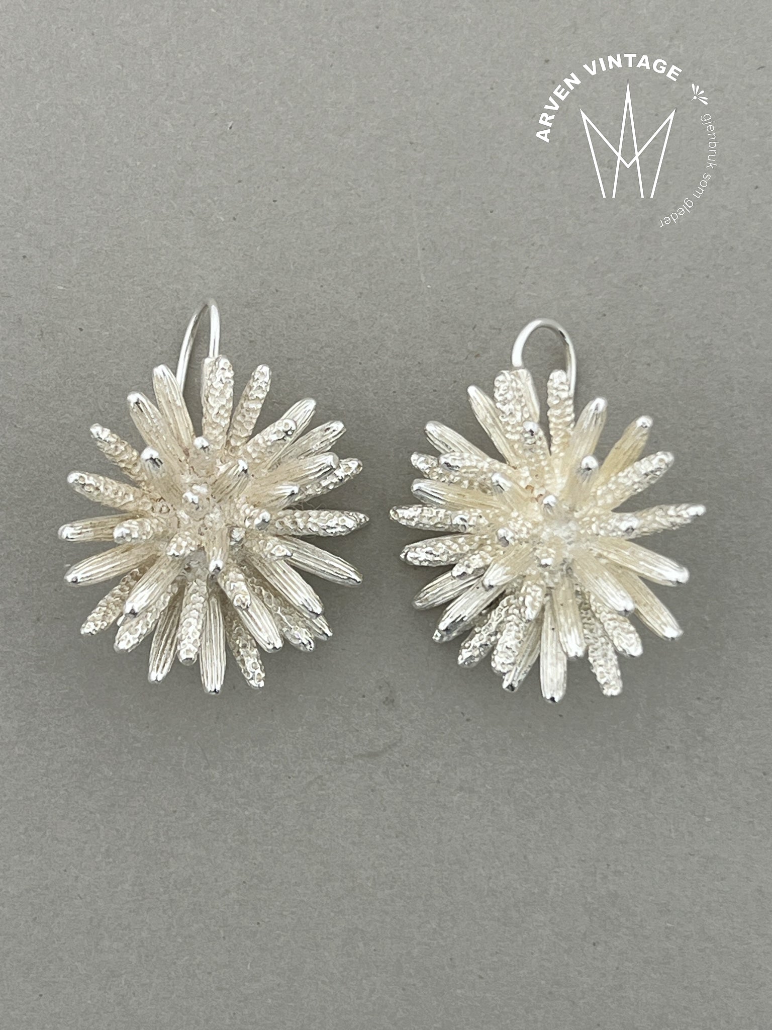 Vintage sølv ørepynt