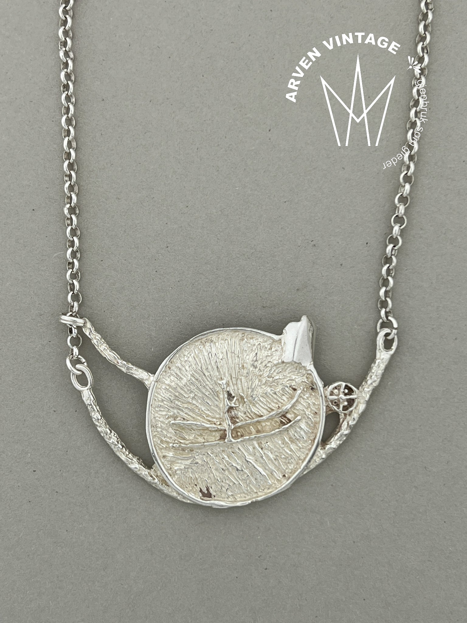 Vintage sølv halssmykke