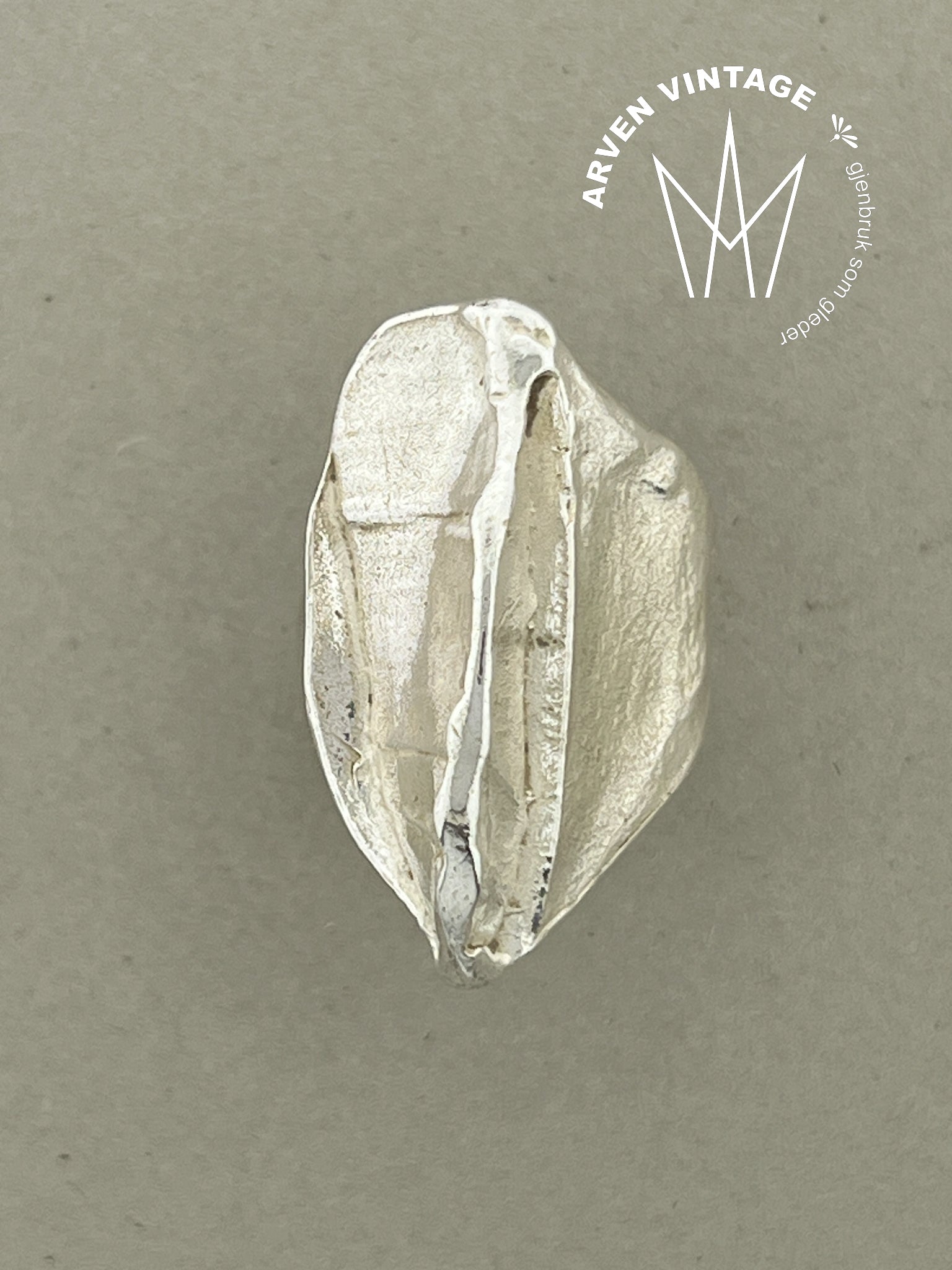 Vintage sølv ring str 60