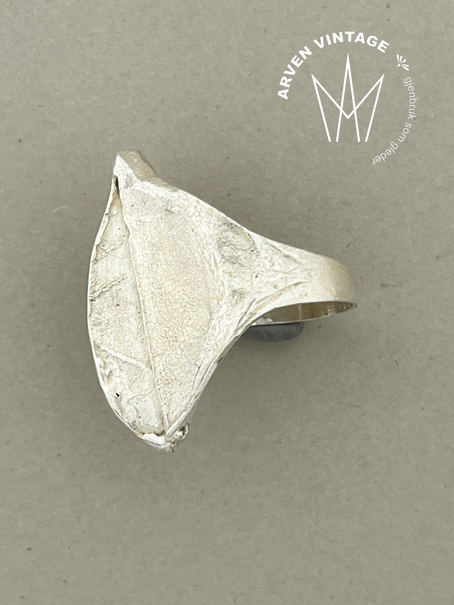 Vintage sølv ring str 60