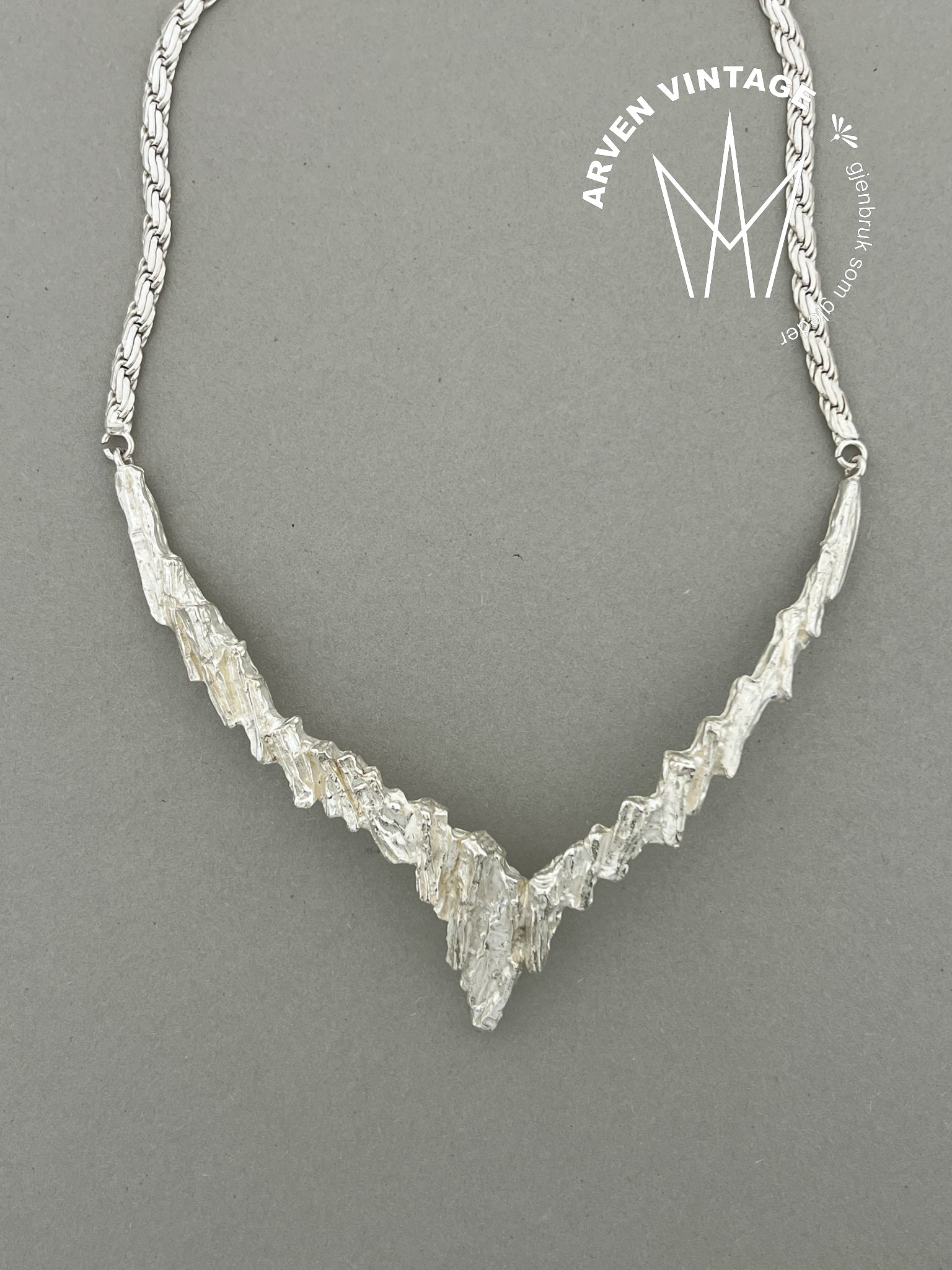 Vintage sølv halssmykke