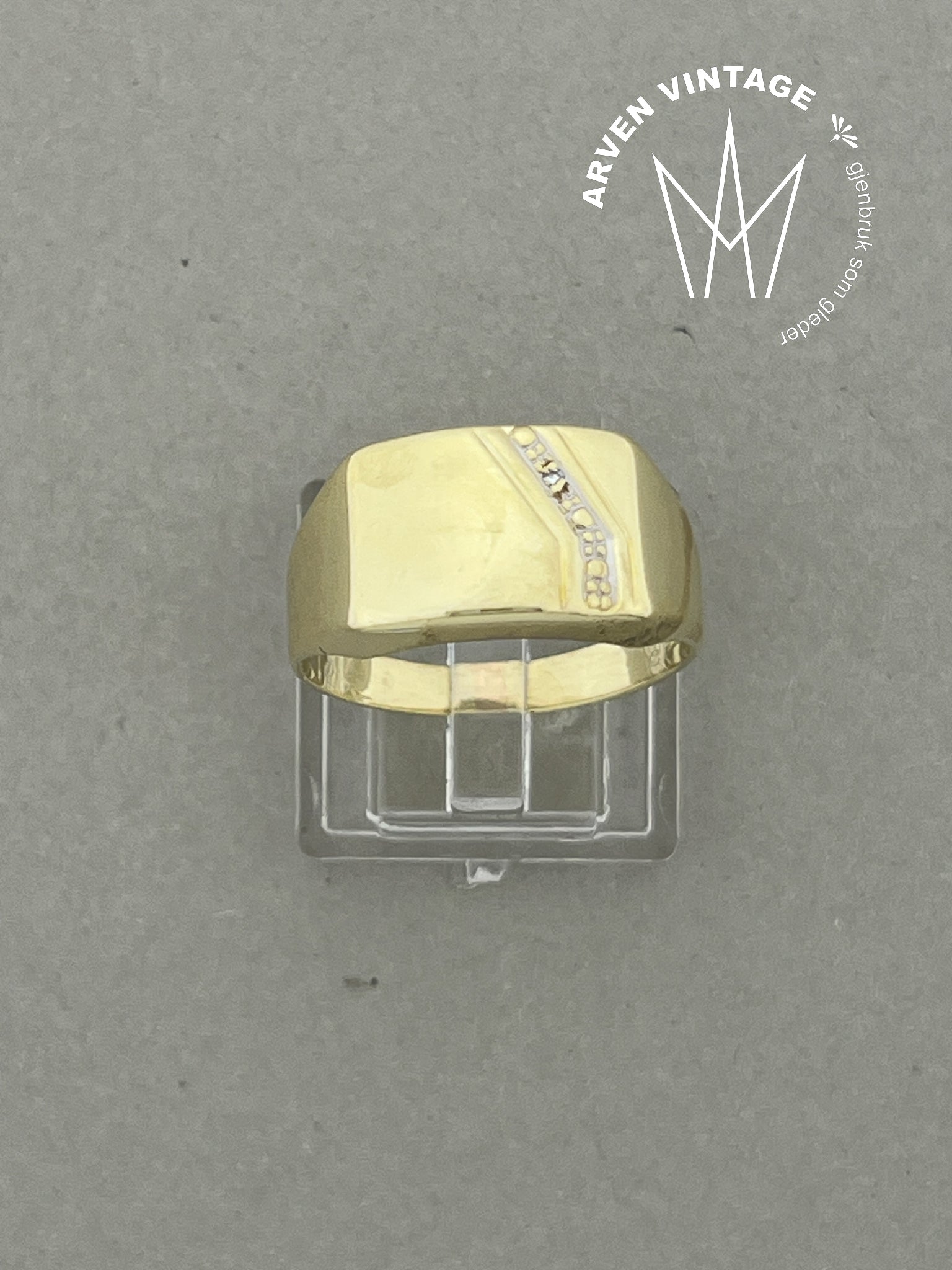 Vintage ring gult gull str63