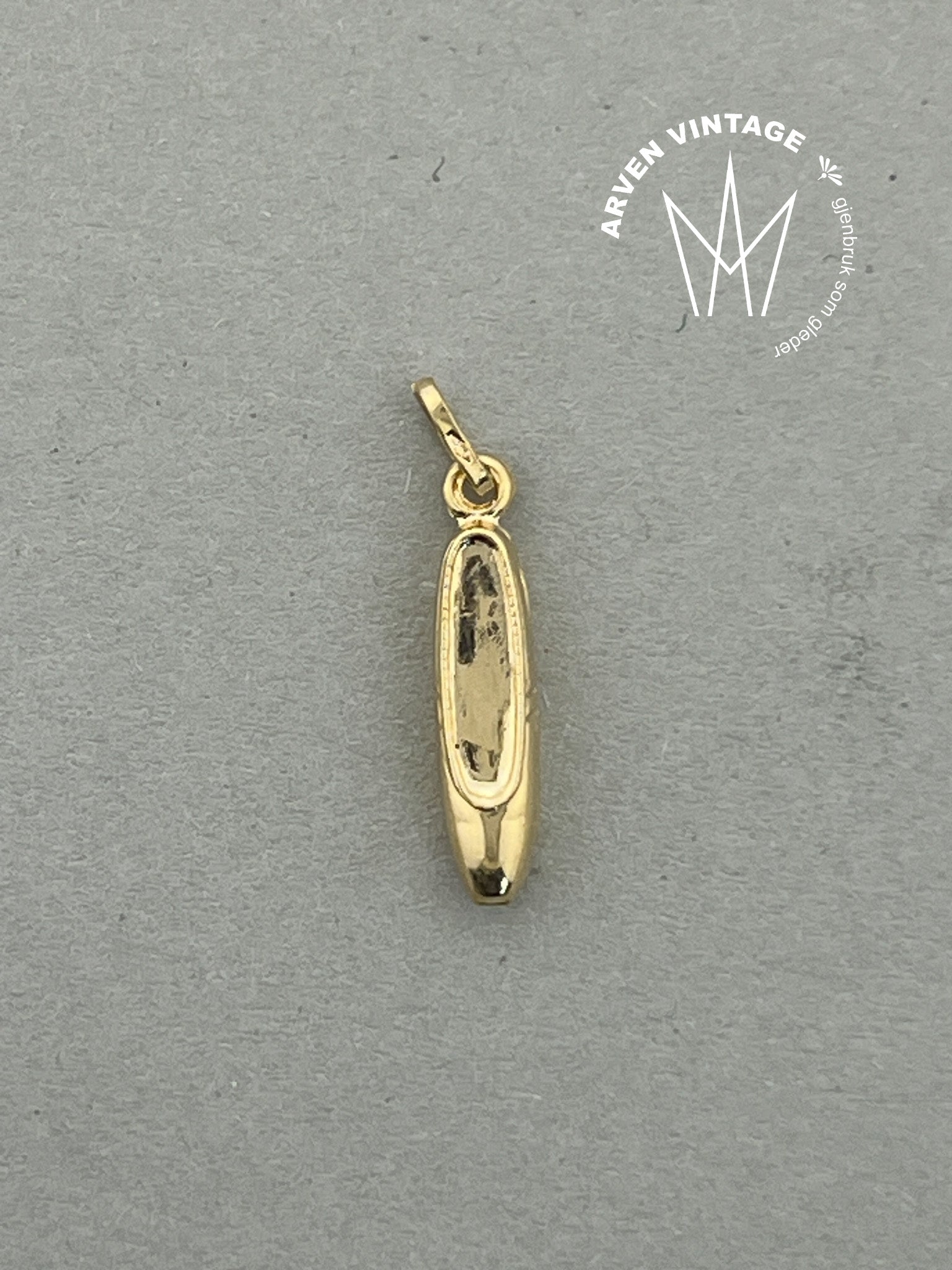 Vintage anheng Ballerina 18K gult gull
