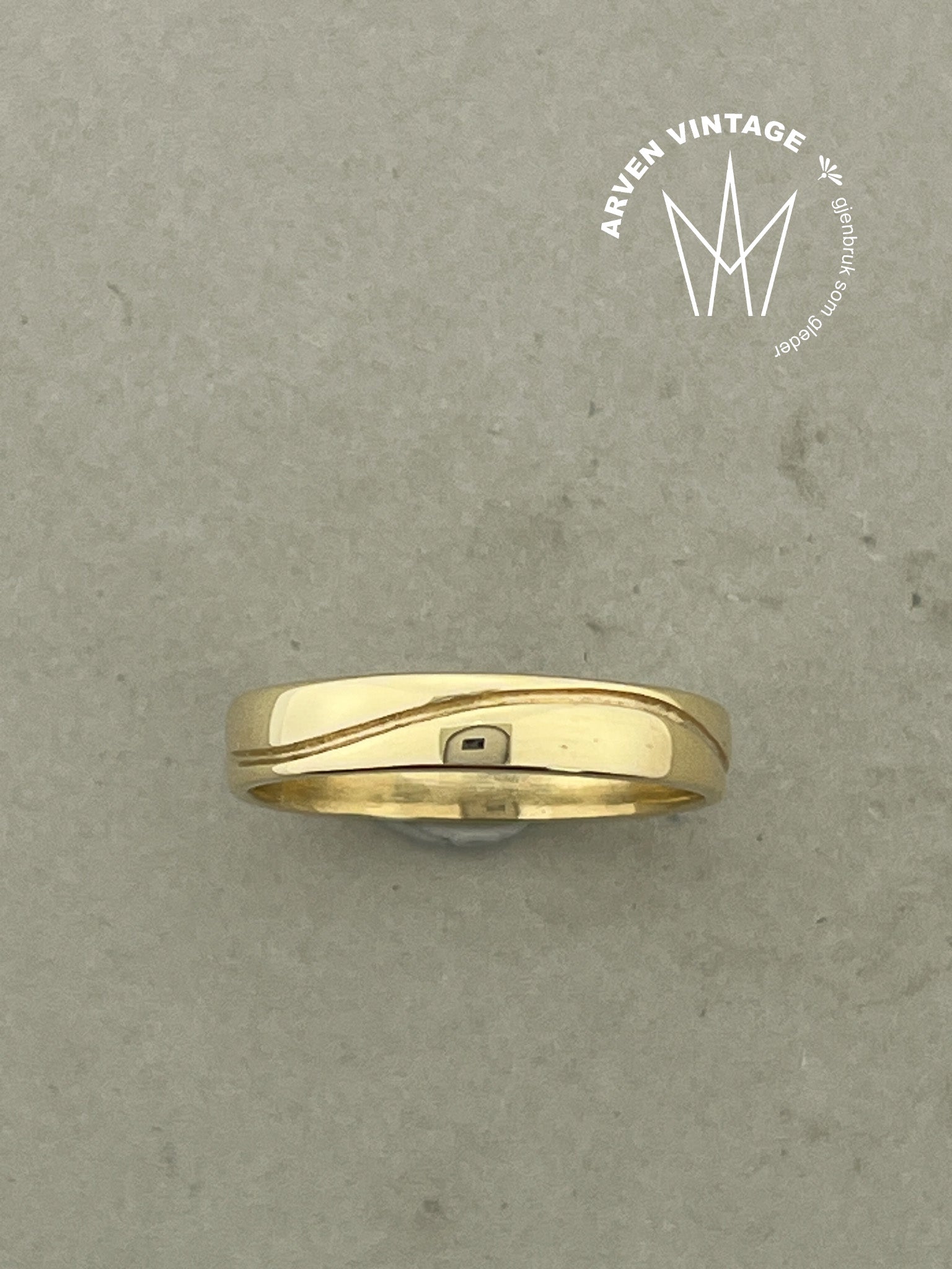 Vintage ring gult gull str63
