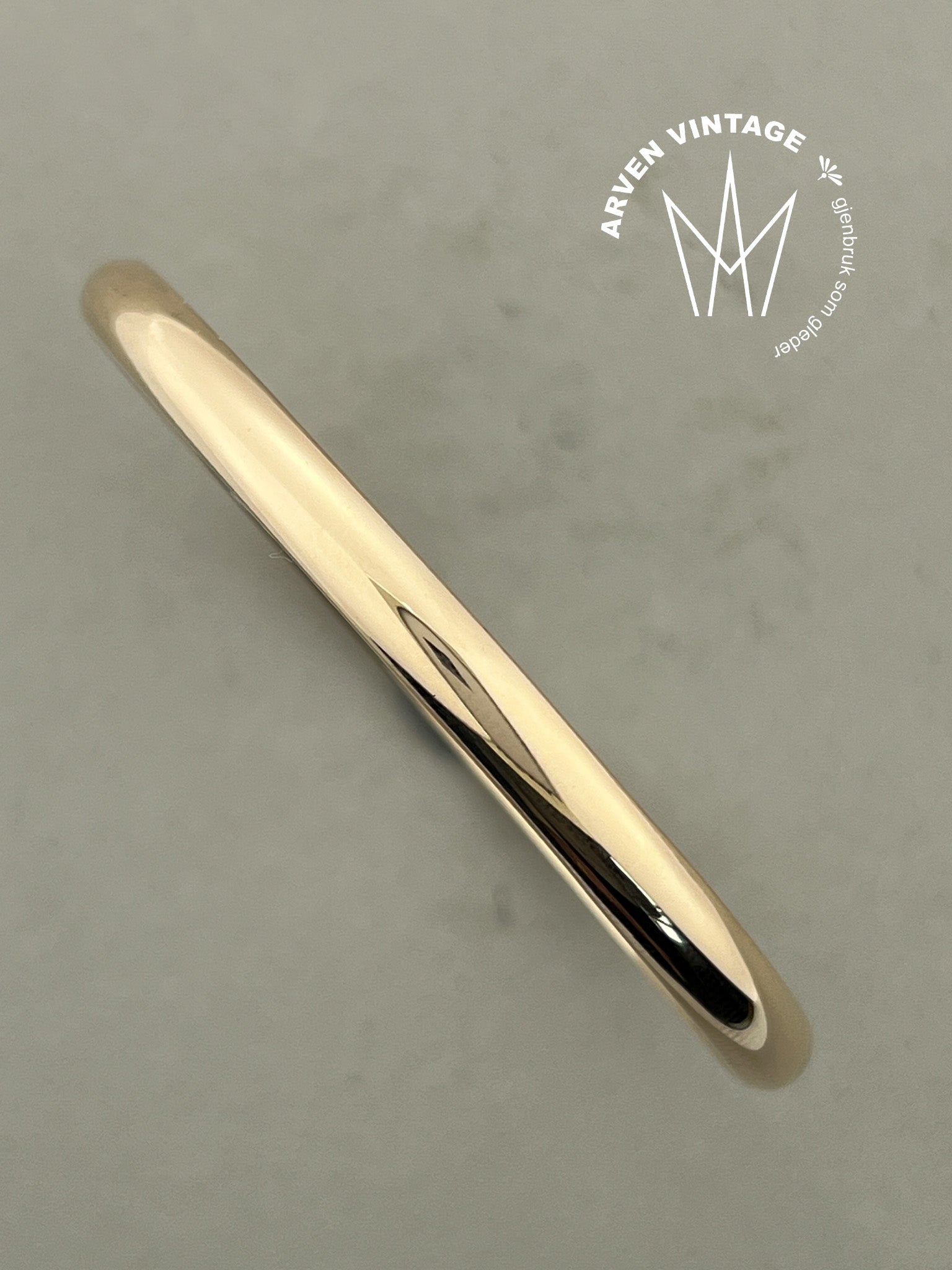 Vintage armring gult gull