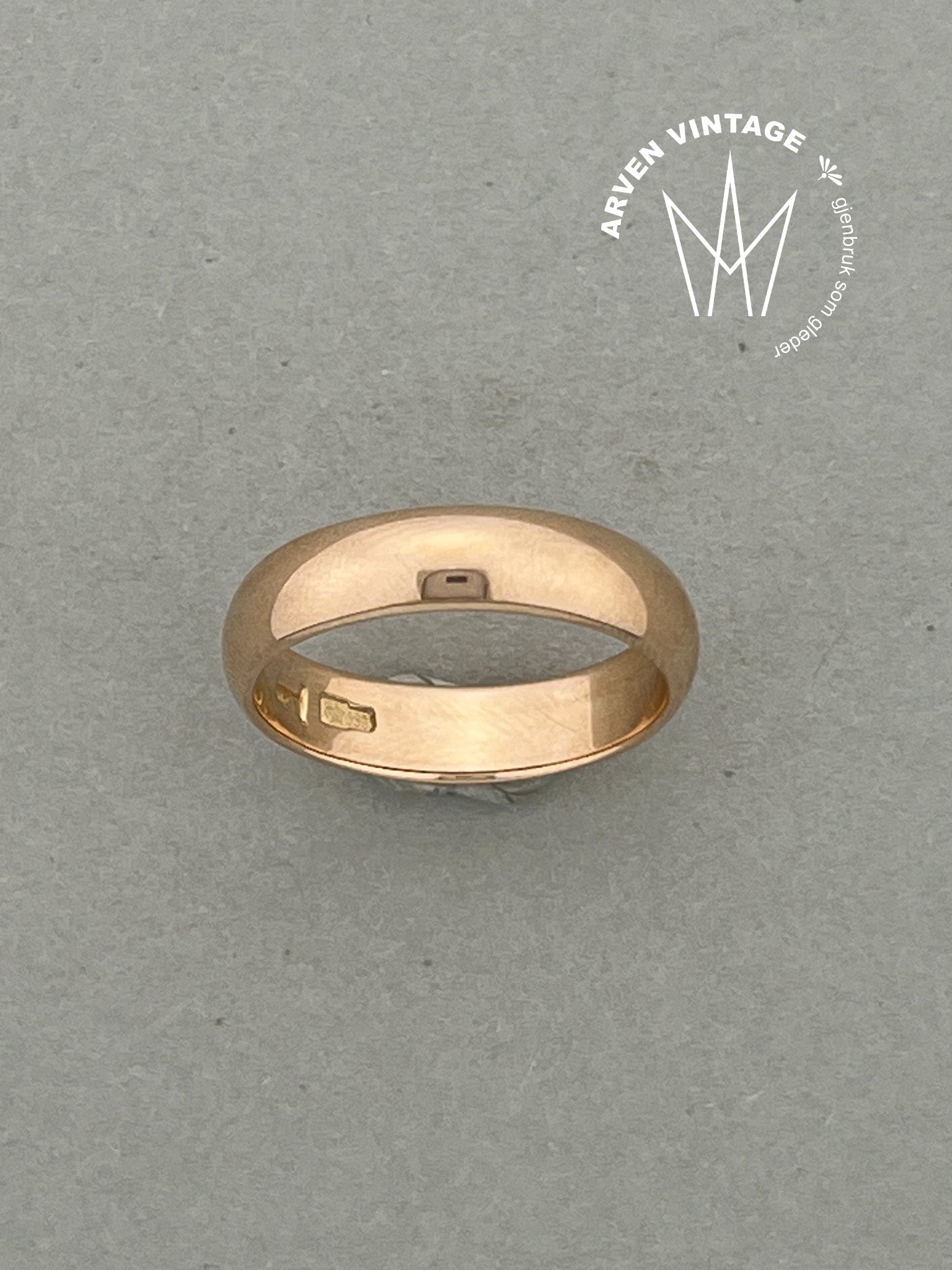 Vintage ring rosegull str 58