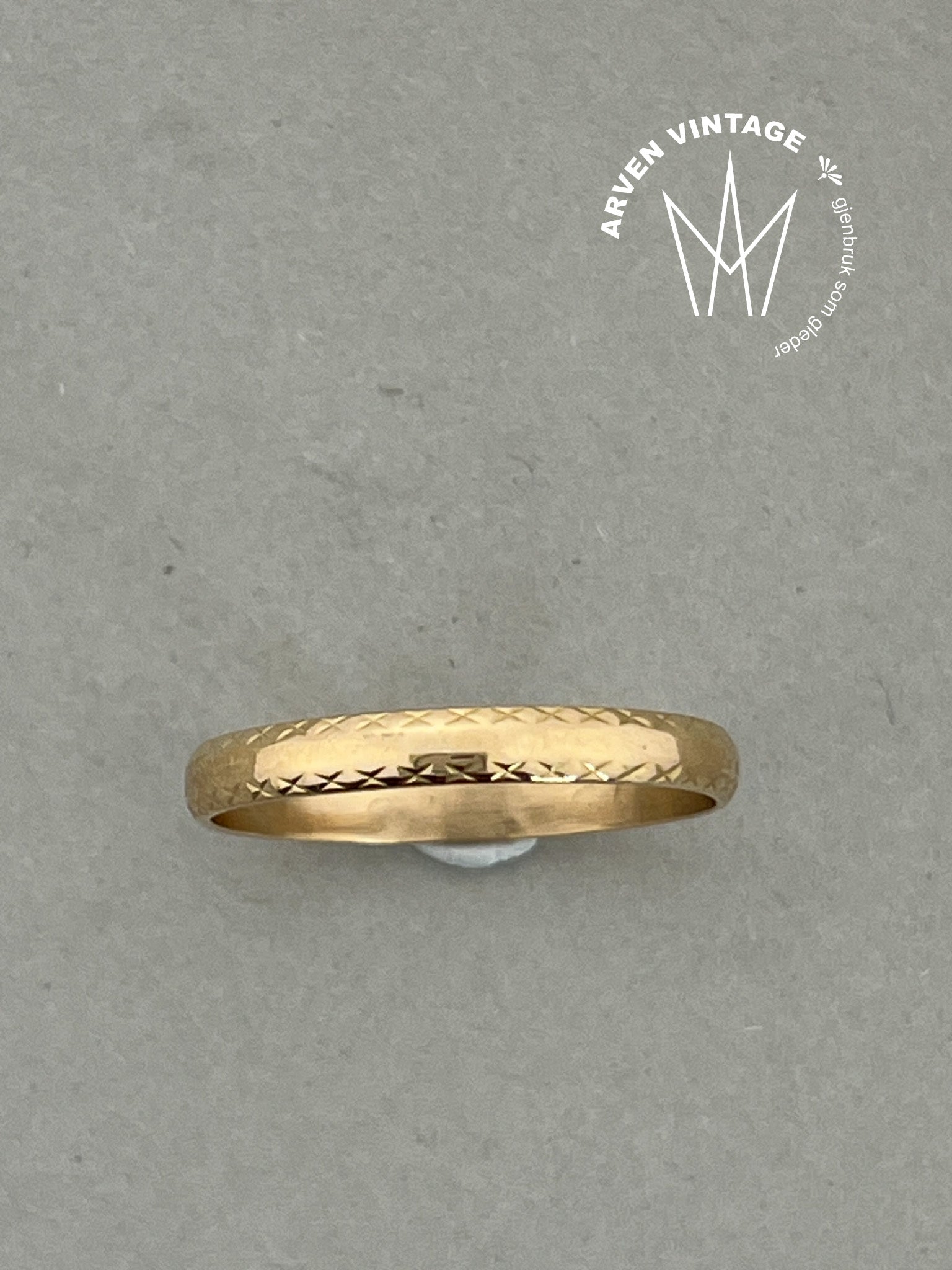 Vintage ring gult gull str71