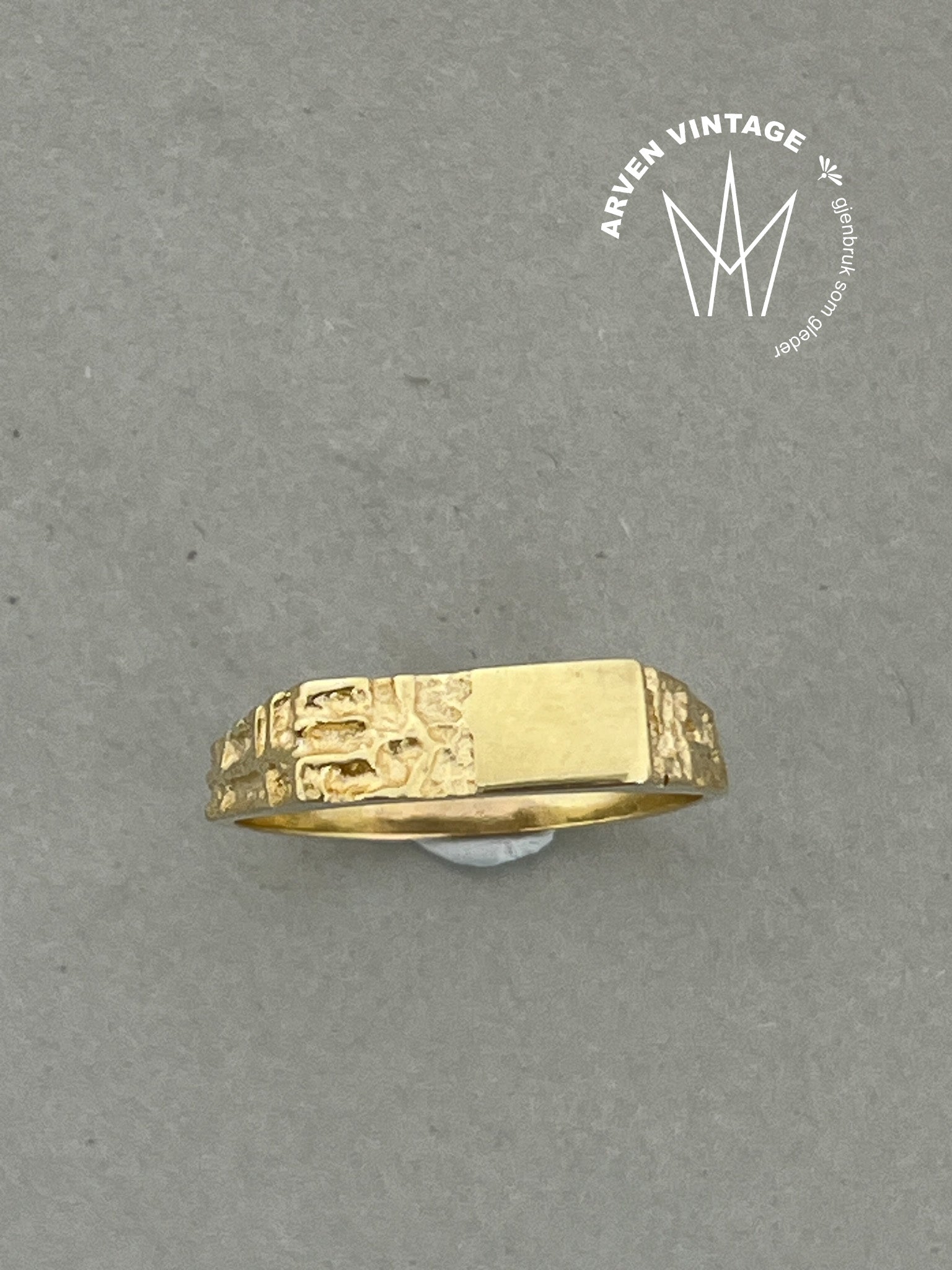 Vintage ring gult gull str66