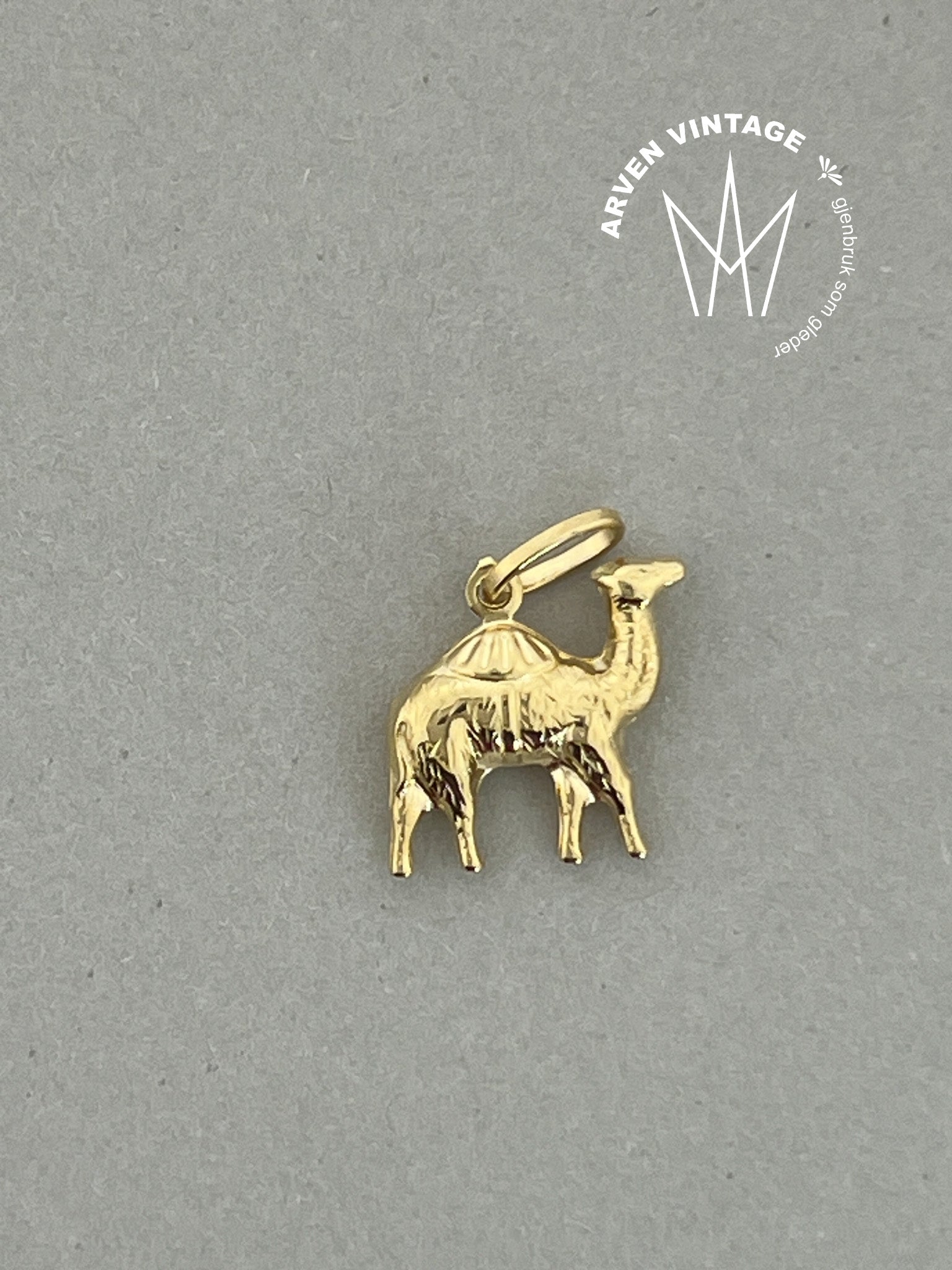 Vintage anheng 18K gult gull