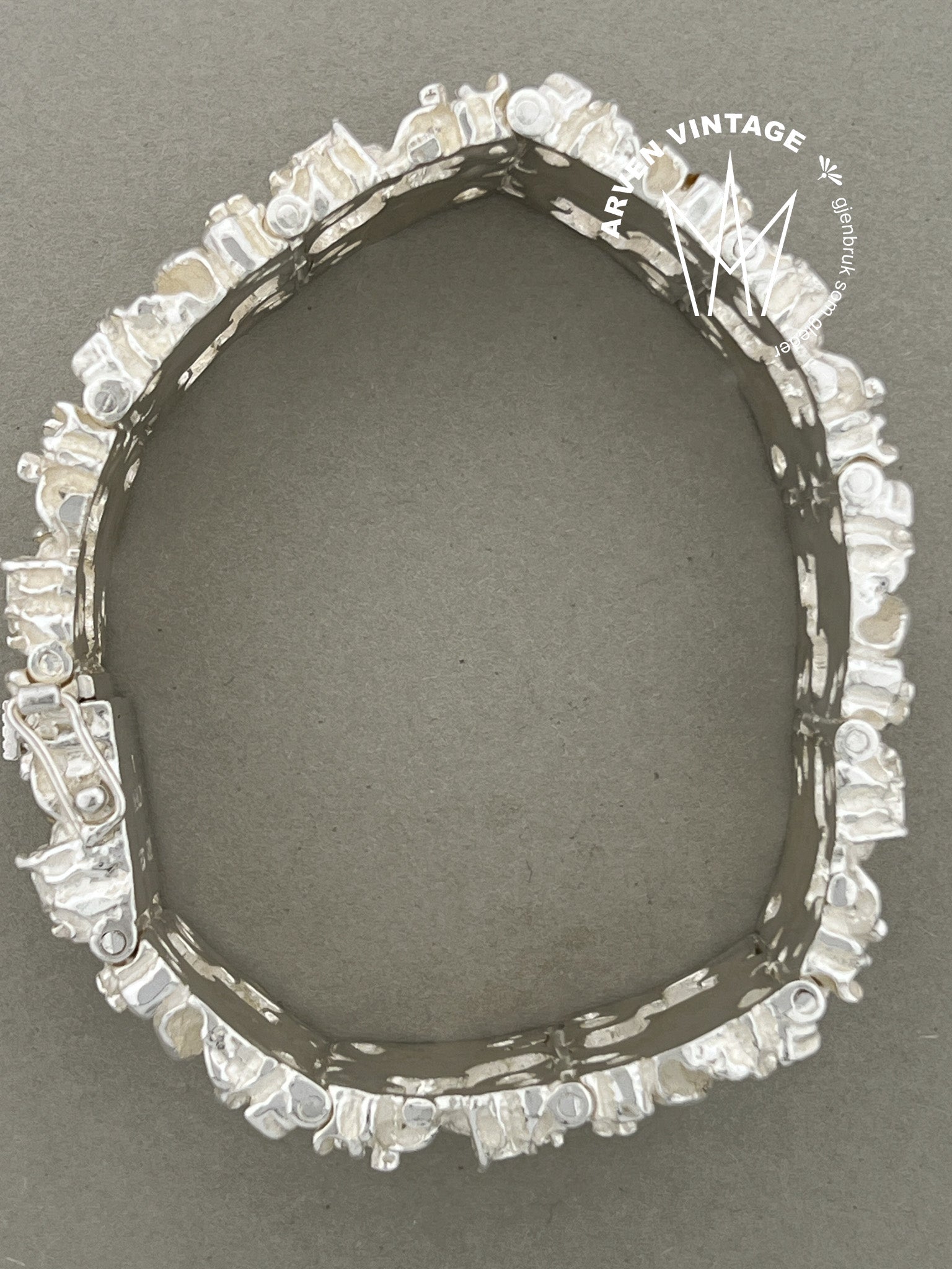 Vintage sølv Juhls' armbånd nr750 19,5cm