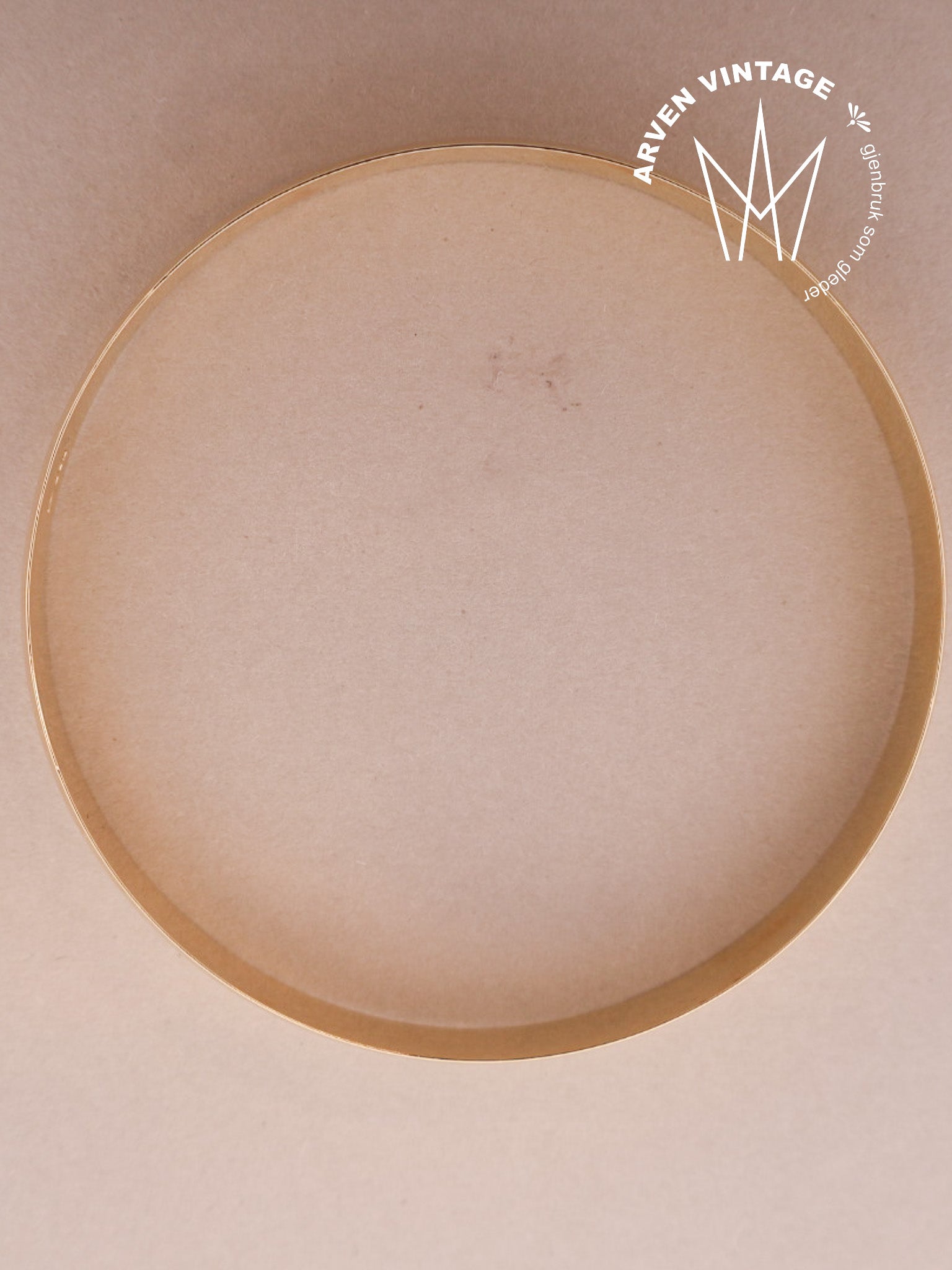 Vintage armring gult gull