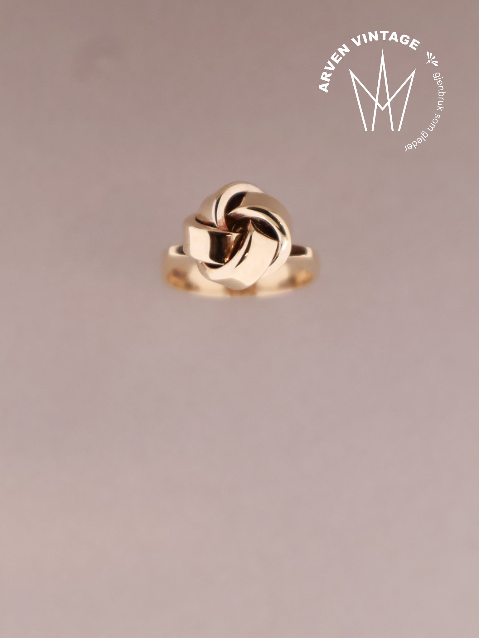 Vintage ring gult gull