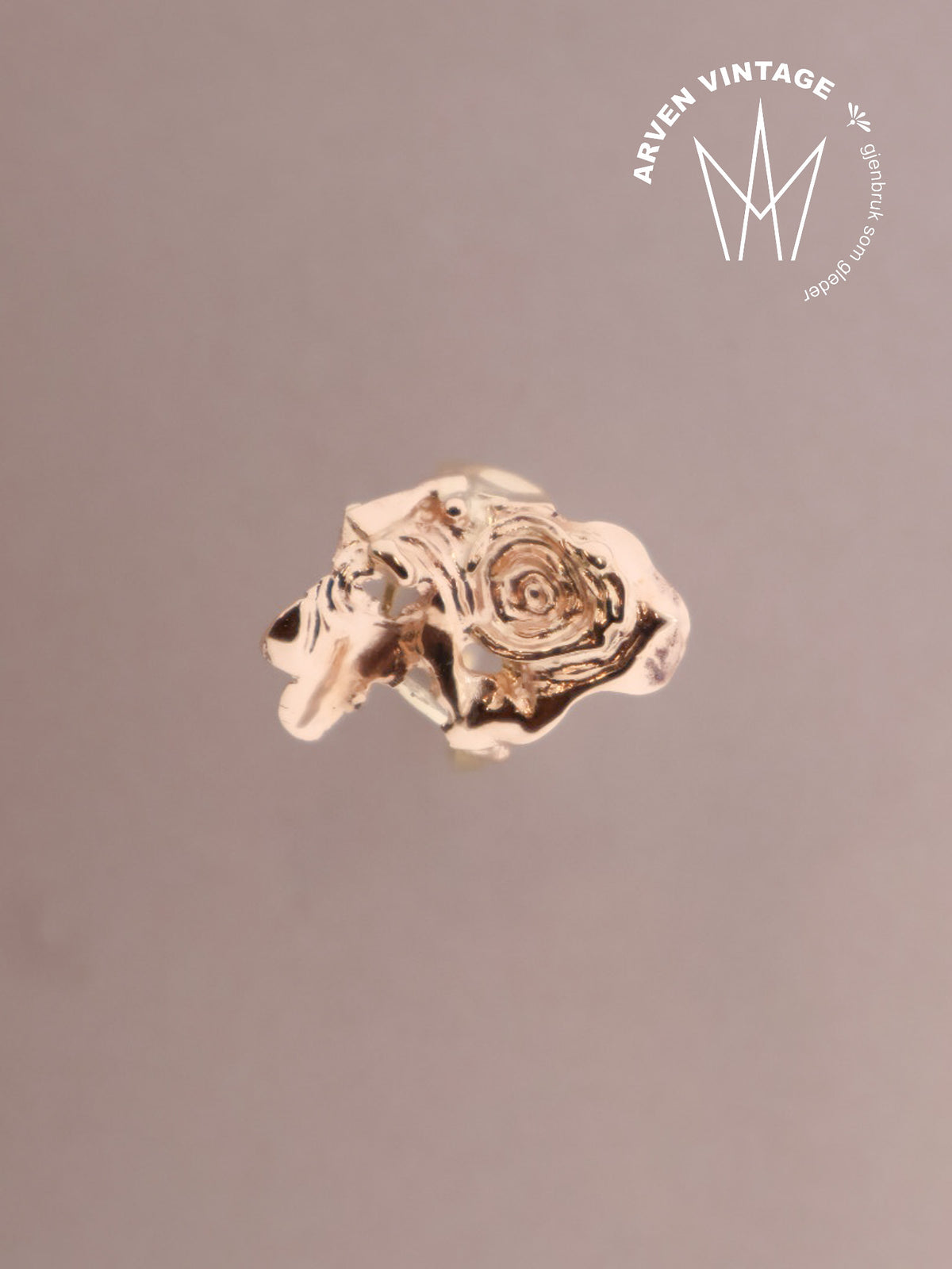 Vintage ring gult gull