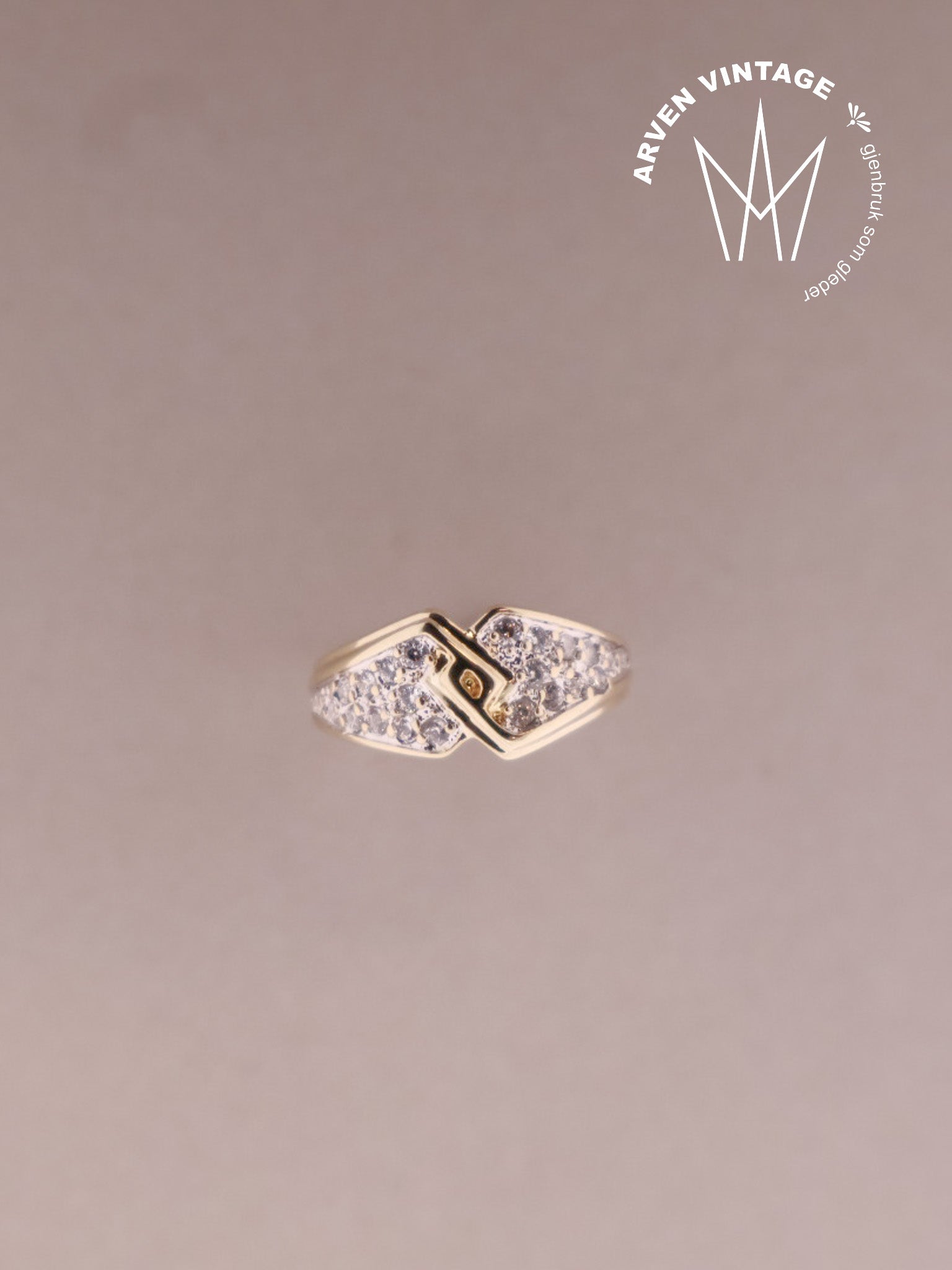 Vintage  ring gult gull