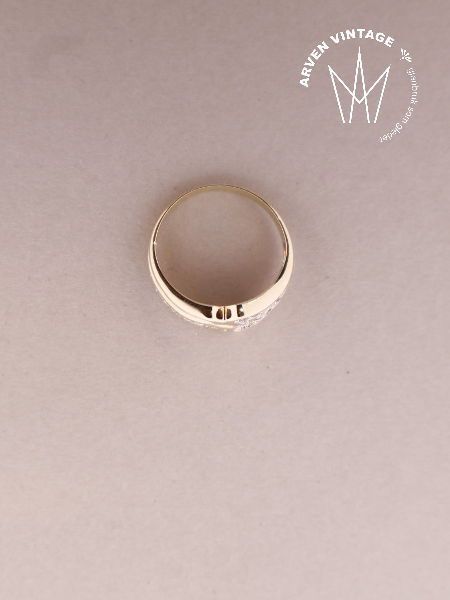 Vintage  ring gult gull