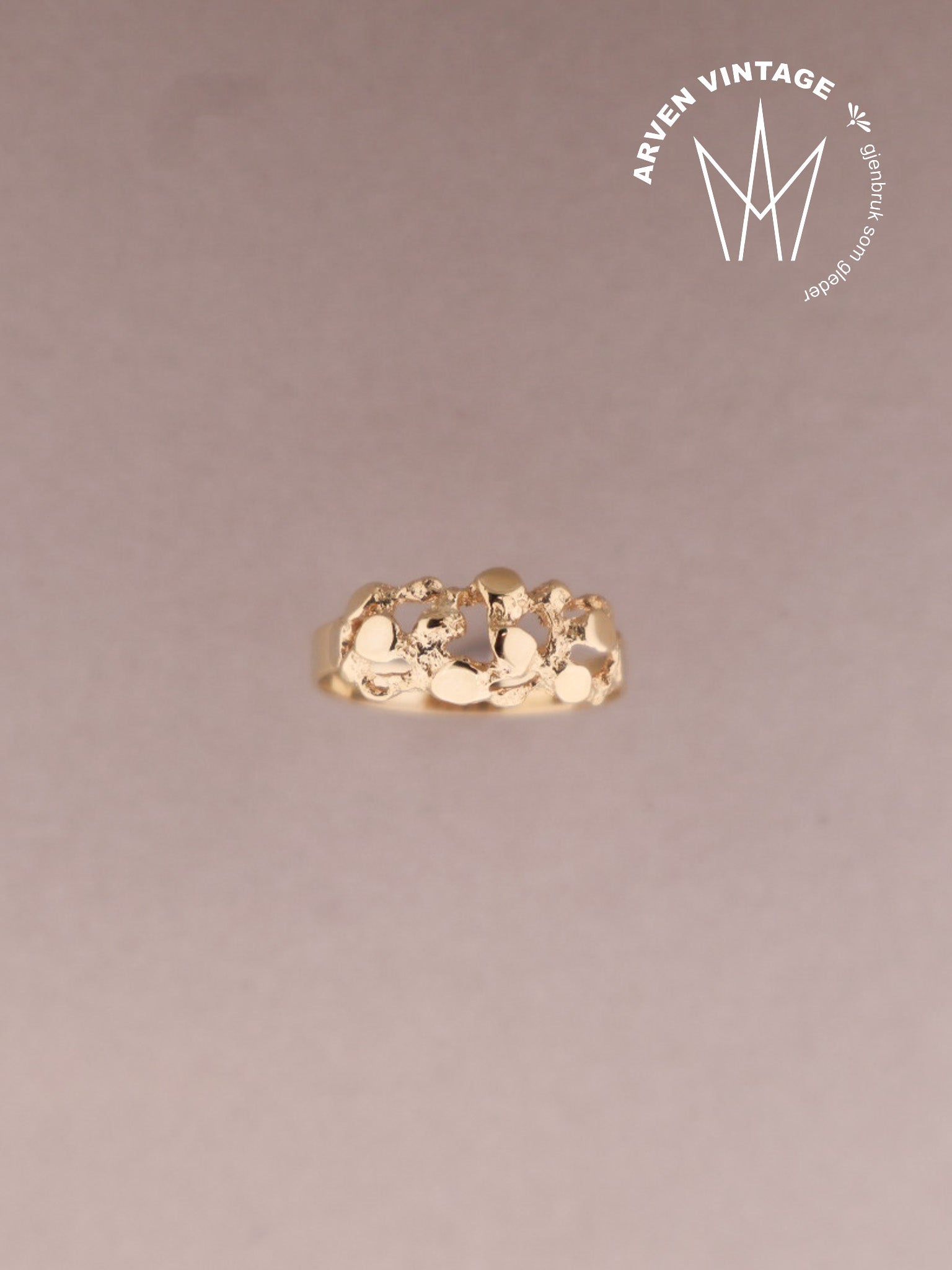 Vintage  ring gult gull
