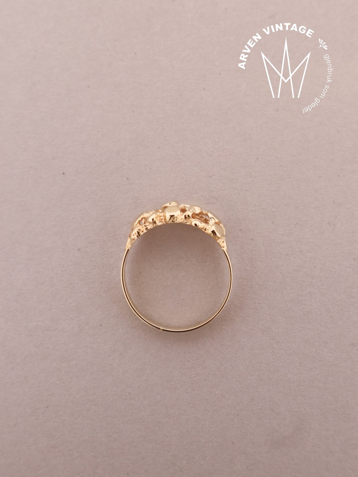 Vintage  ring gult gull