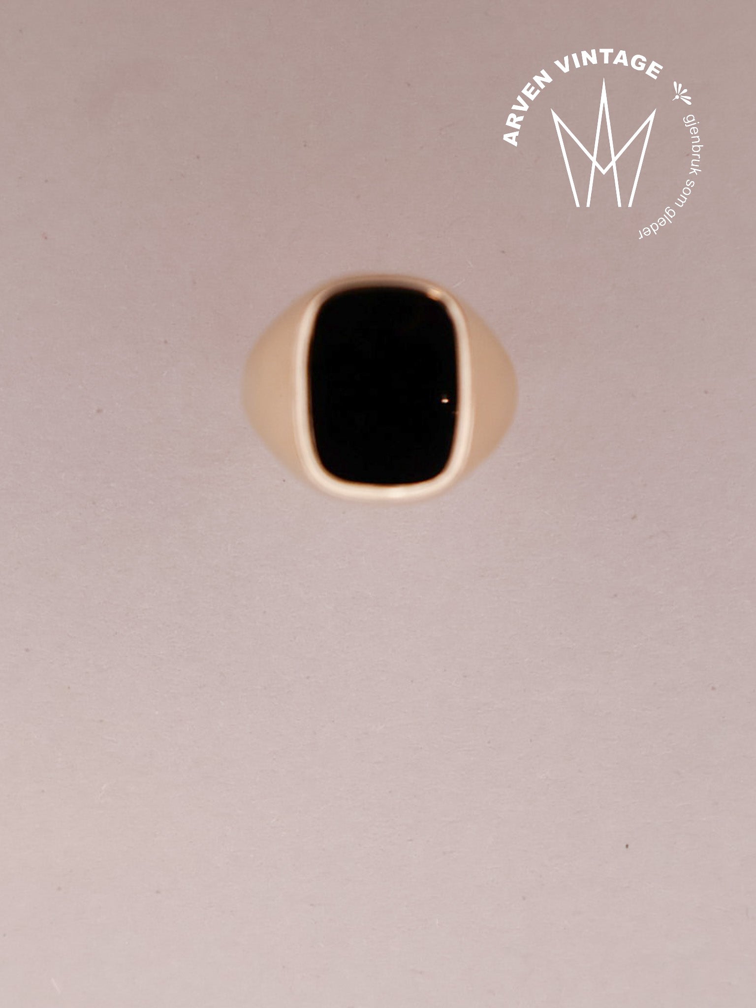Vintage ring gult gull