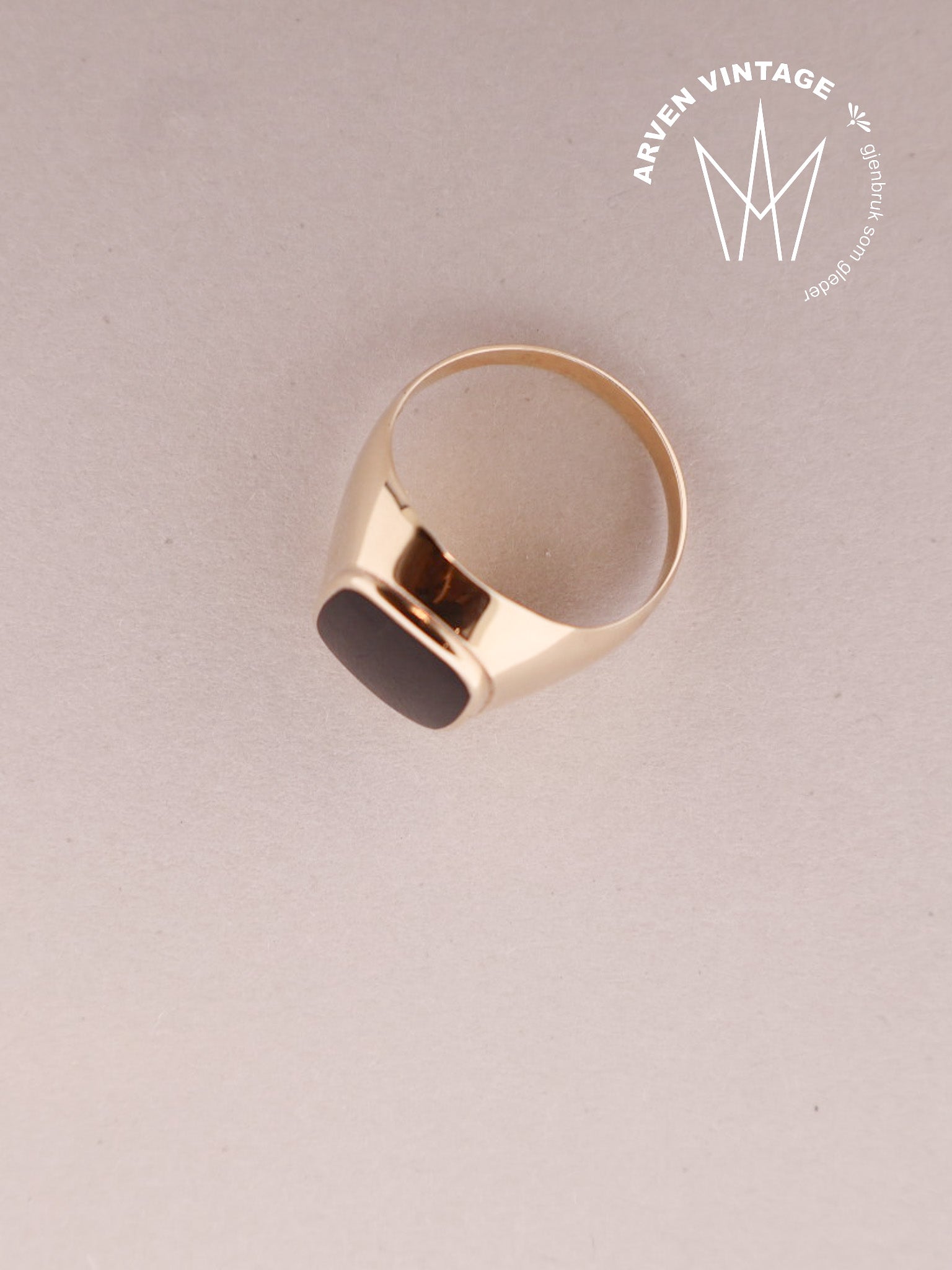 Vintage ring gult gull