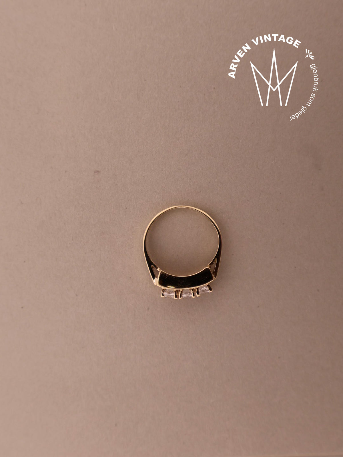 Vintage ring gult gull