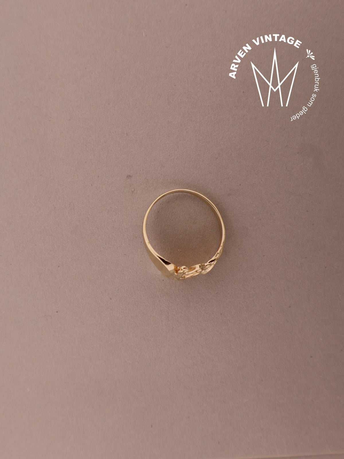 Vintage ring gult gull