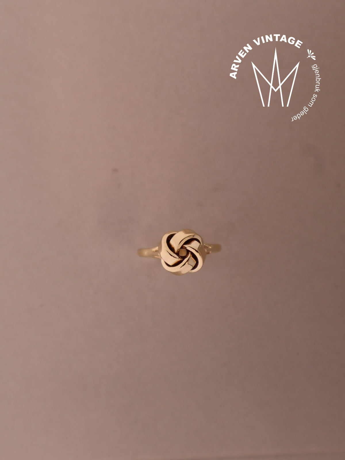 Vintage ring gult gull