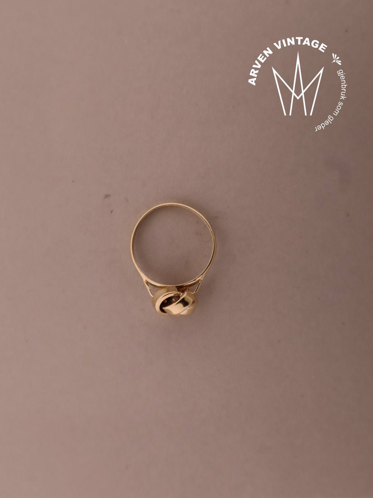 Vintage ring gult gull