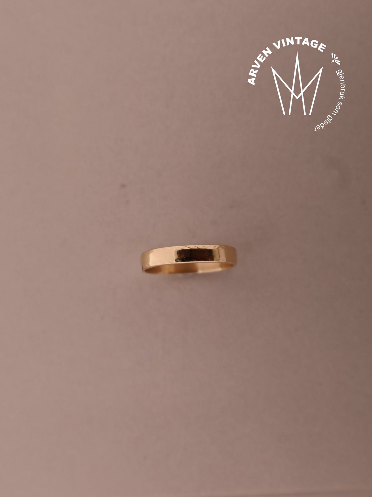 Vintage ring gult gull