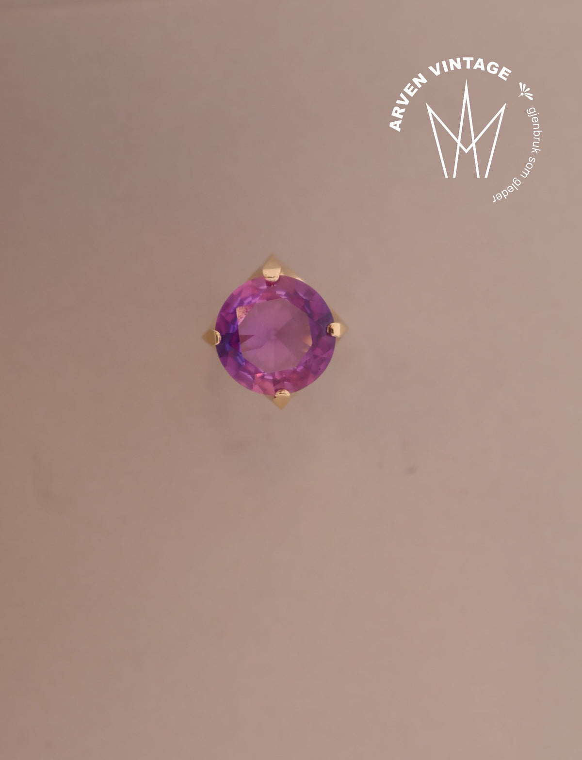 Vintage ring gult gull