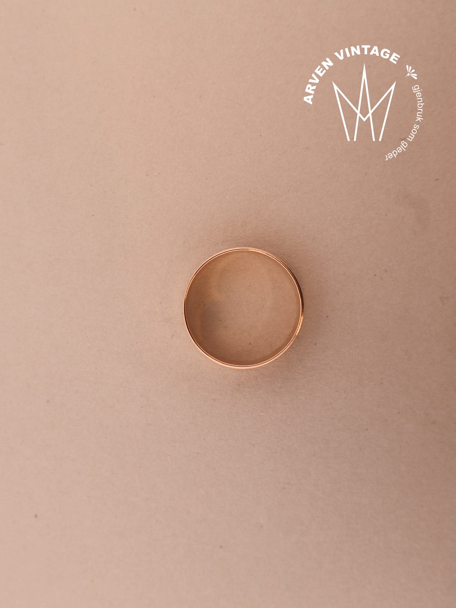 Vintage ring gult gull
