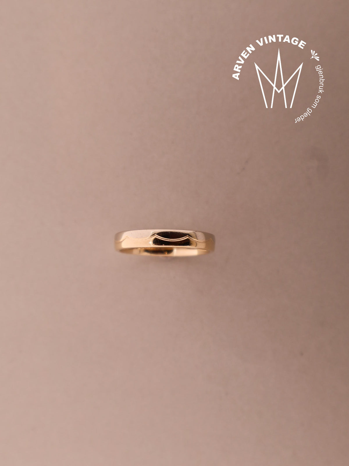 Vintage ring gult gull