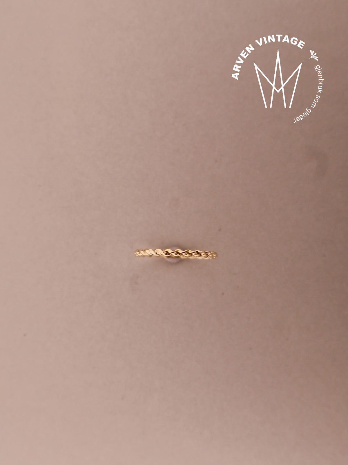 Vintage ring gult gull