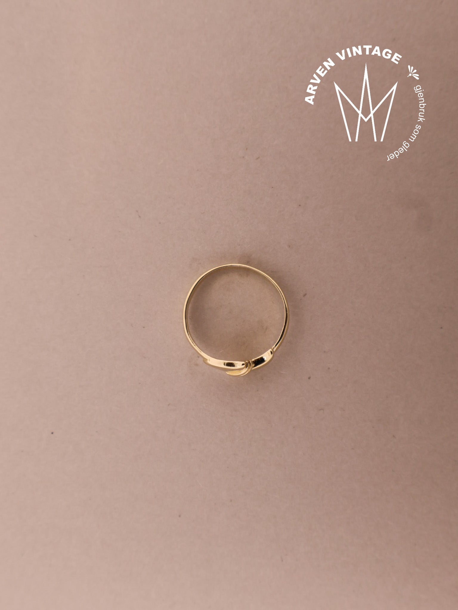 Vintage ring  gult gull