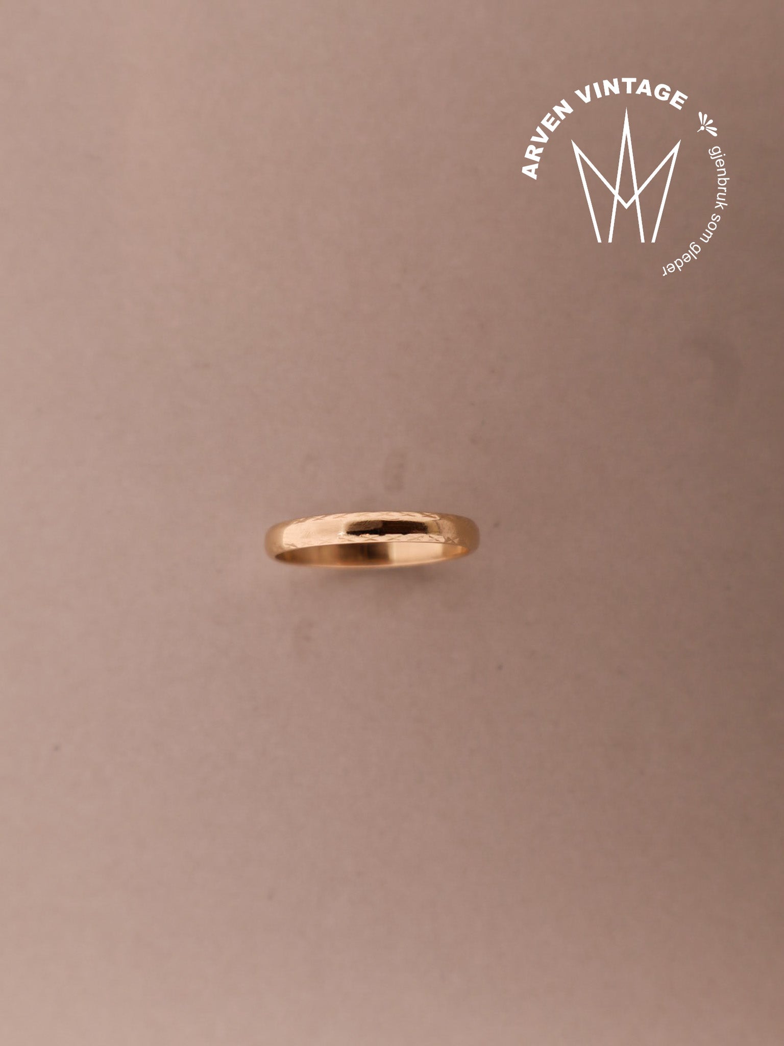 Vintage ring gult gull