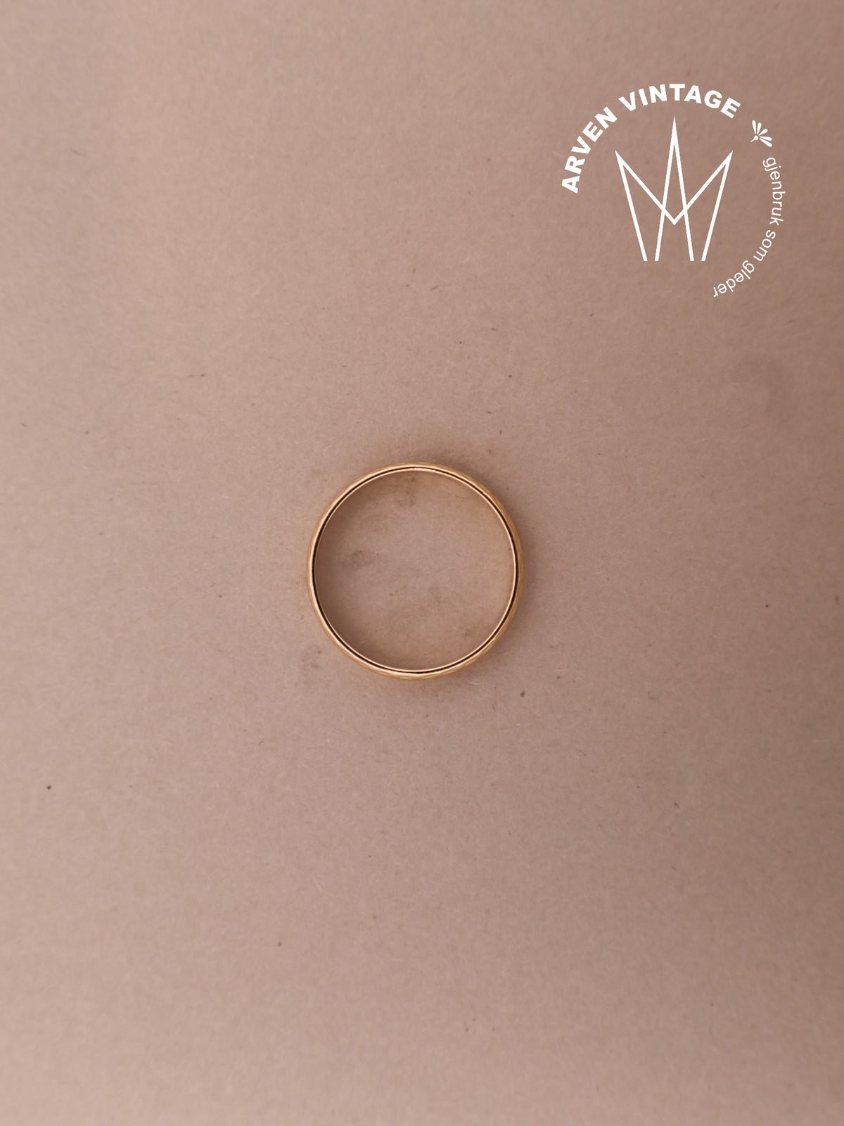 Vintage ring gult gull