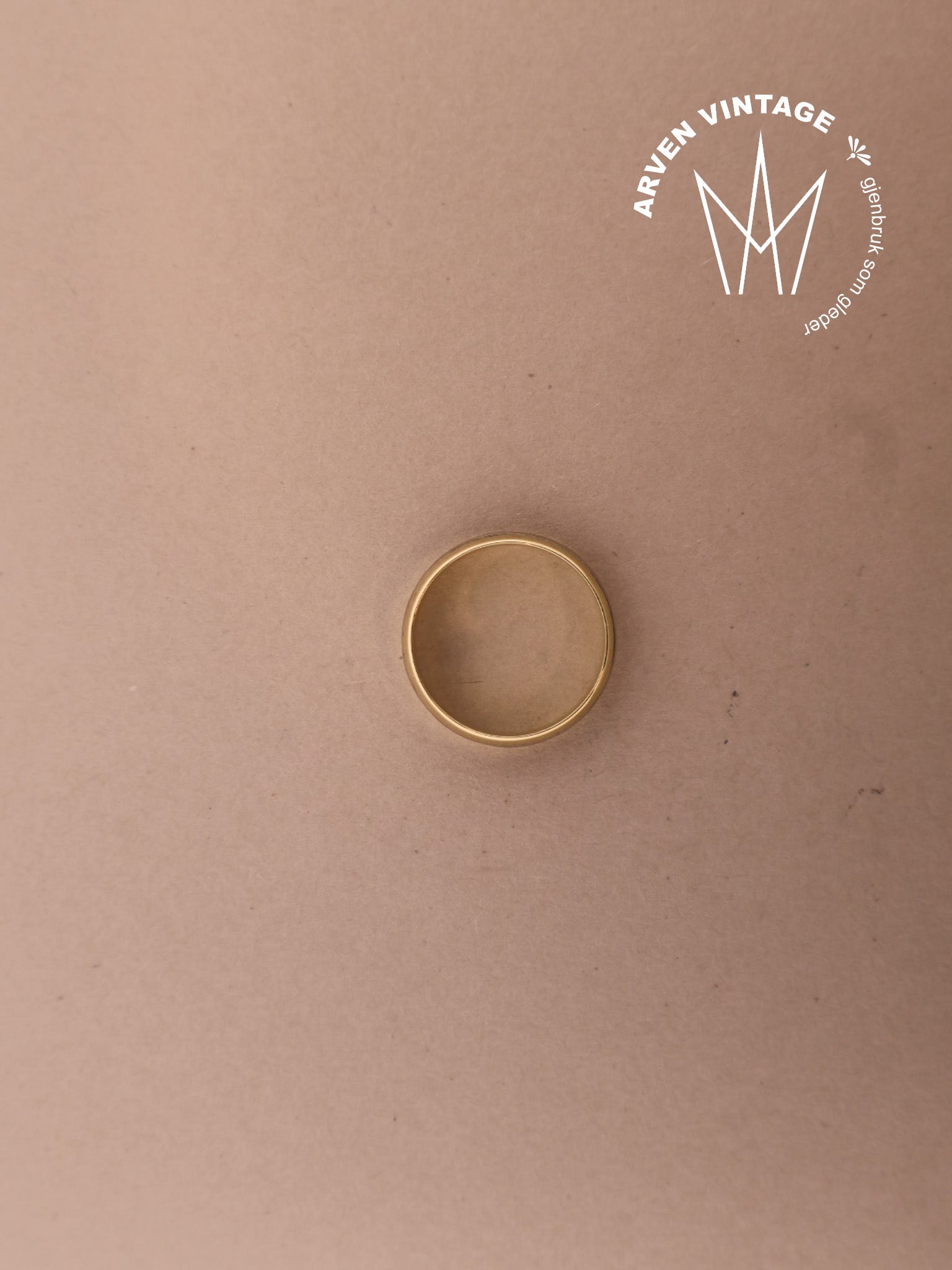 Vintage ring gult gull