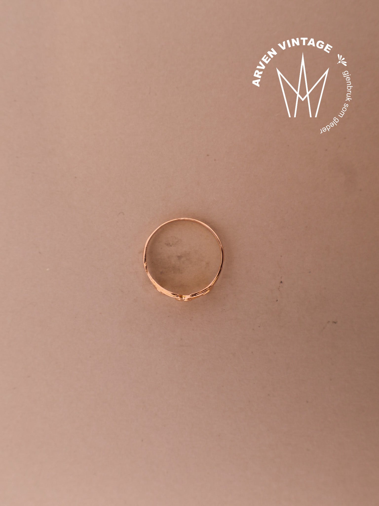 Vintage ring  gult gull