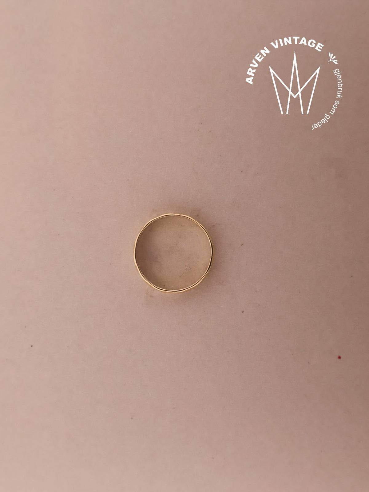 Vintage ring gult gull