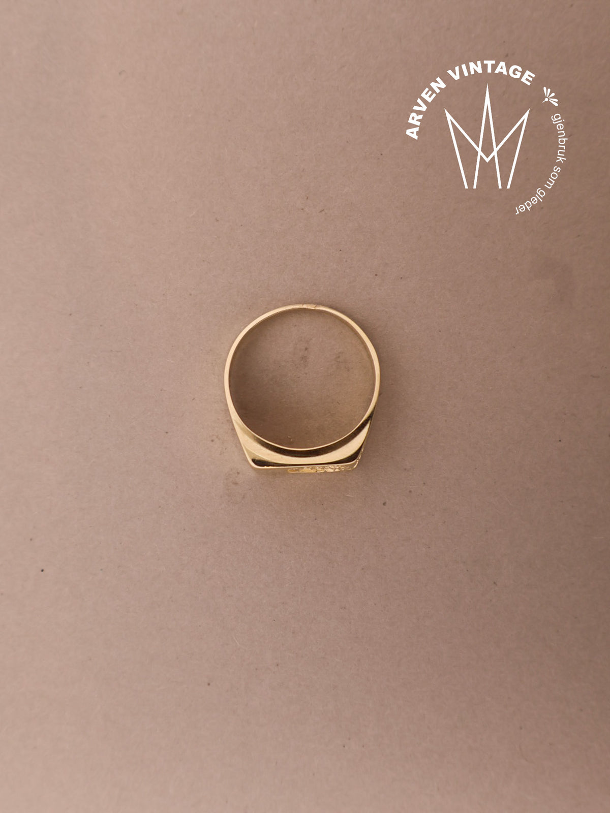 Vintage ring gult gull