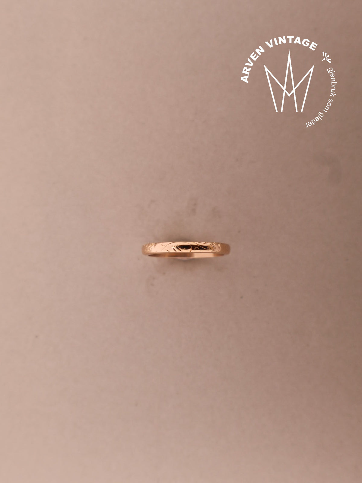 Vintage ring gult gull