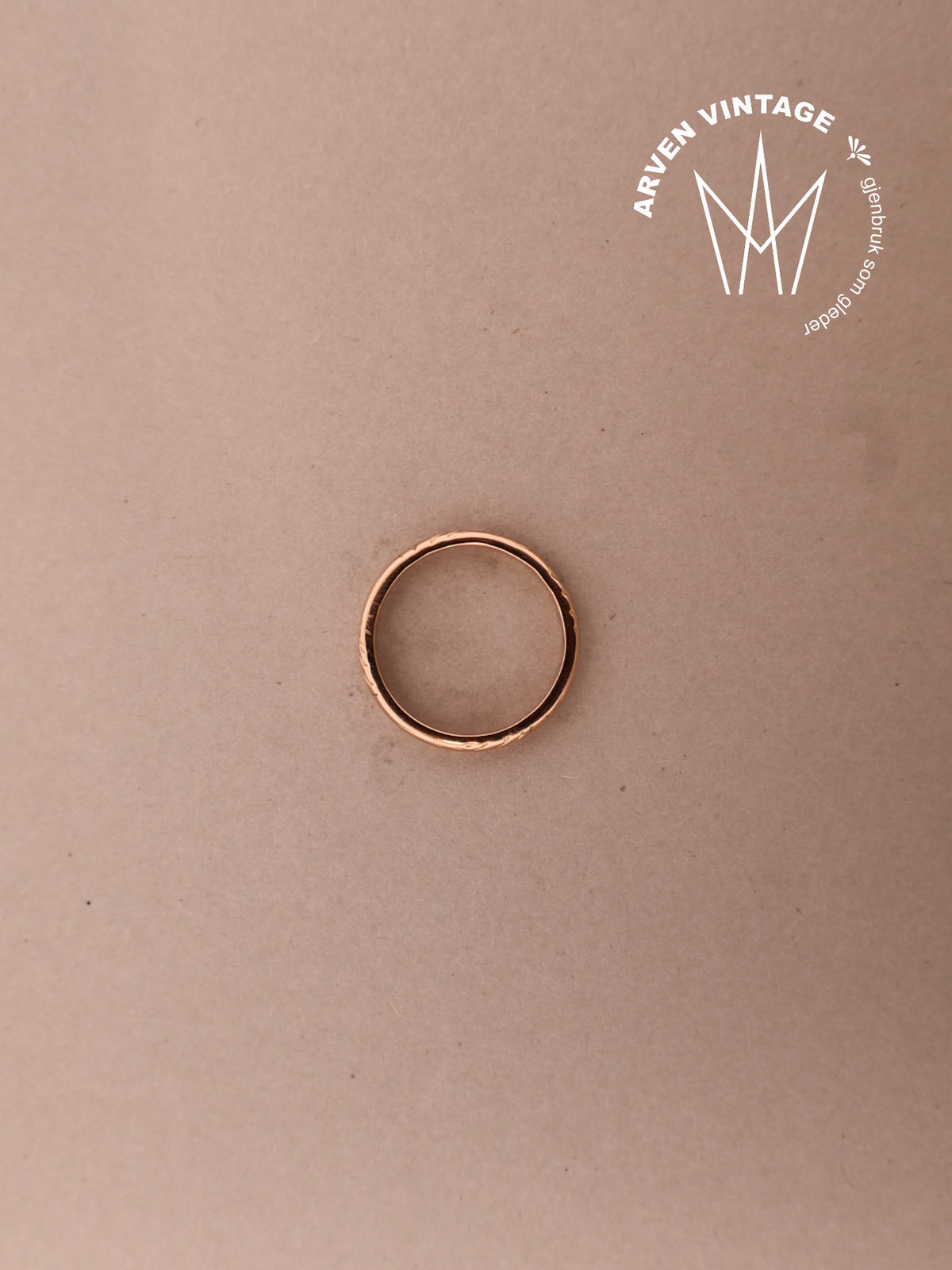 Vintage ring gult gull
