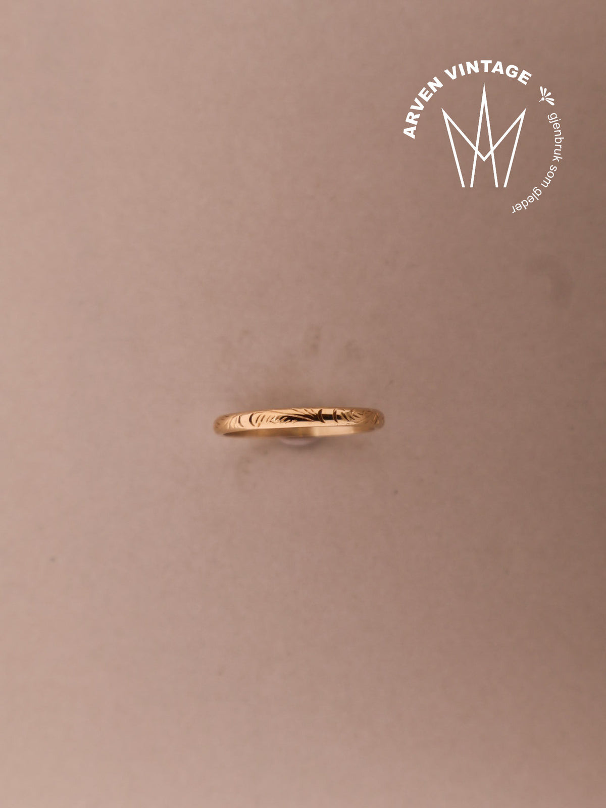 Vintage ring gult gull
