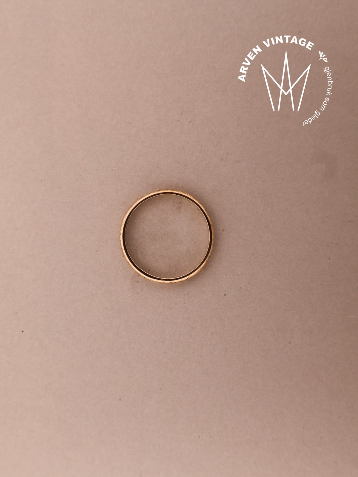 Vintage ring gult gull