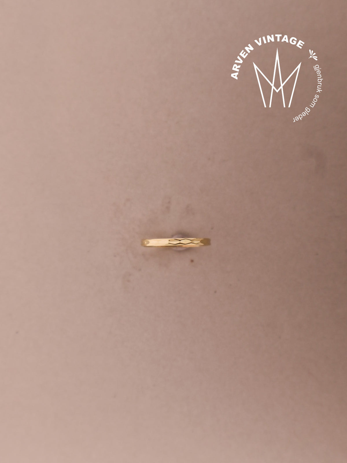 Vintage ring gult gull