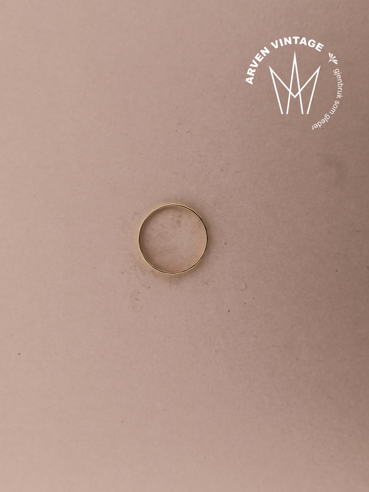 Vintage ring gult gull