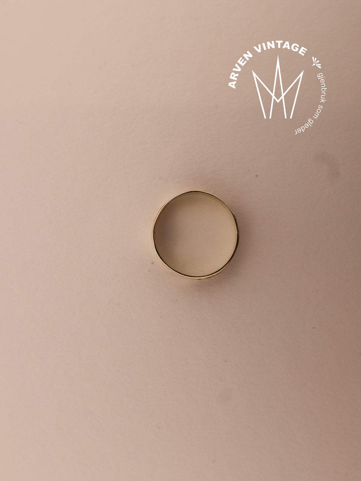 Vintage ring gult gull str59