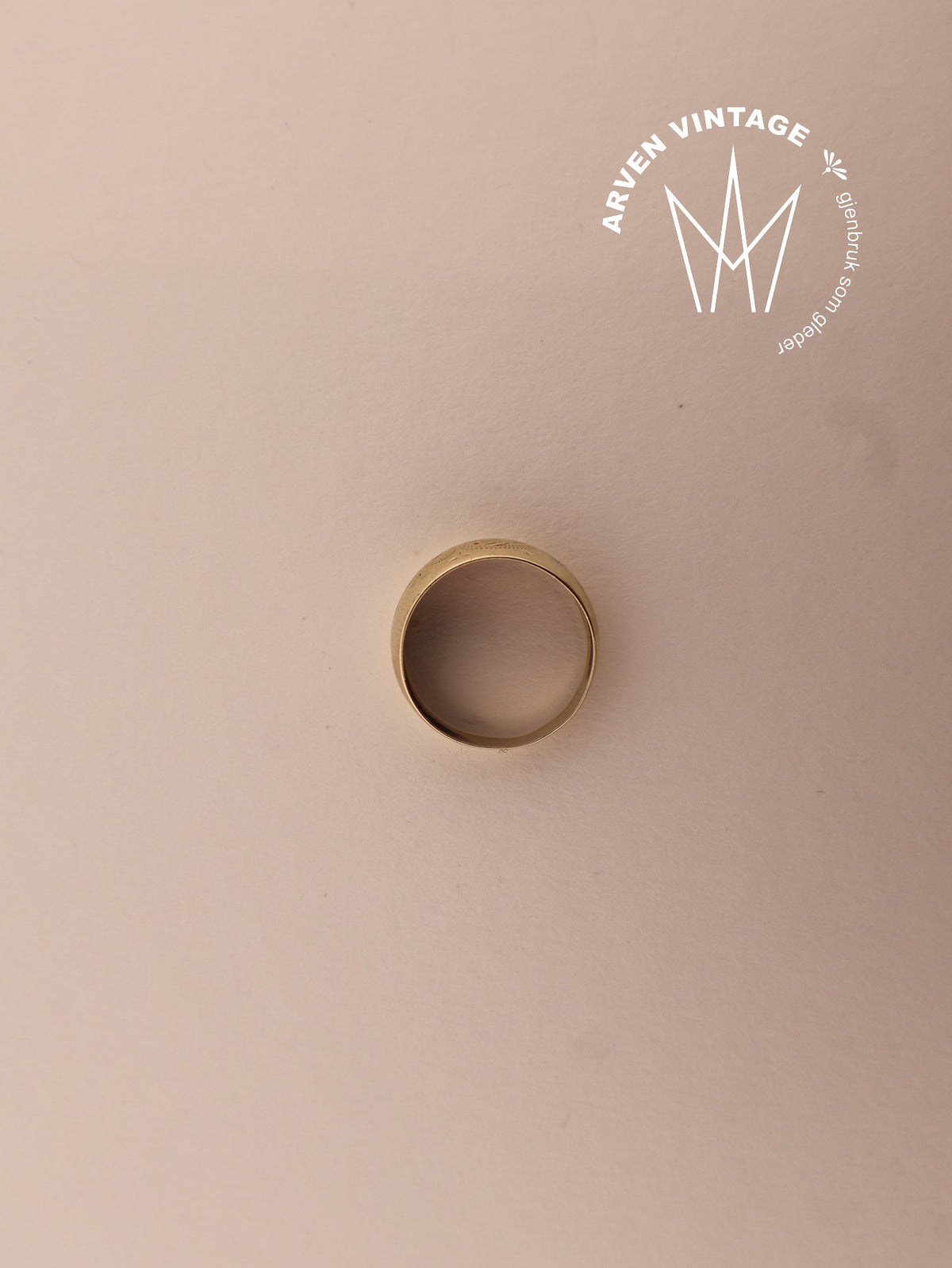 Vintage ring gult gull str53