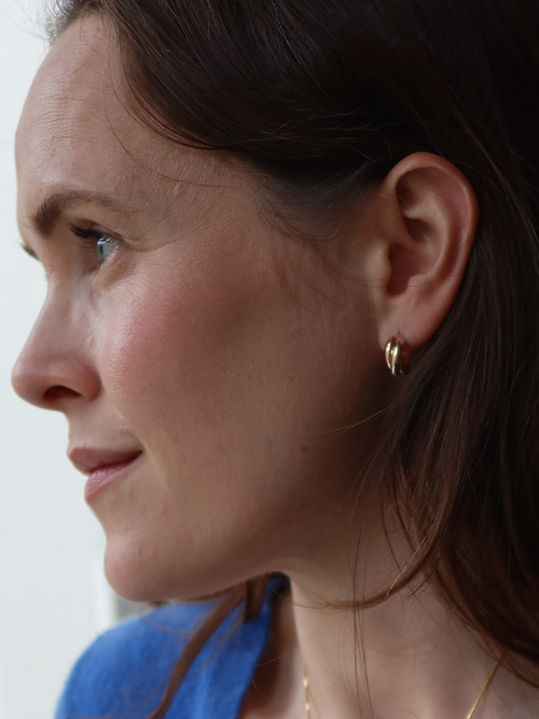 Vintage gullørepynt